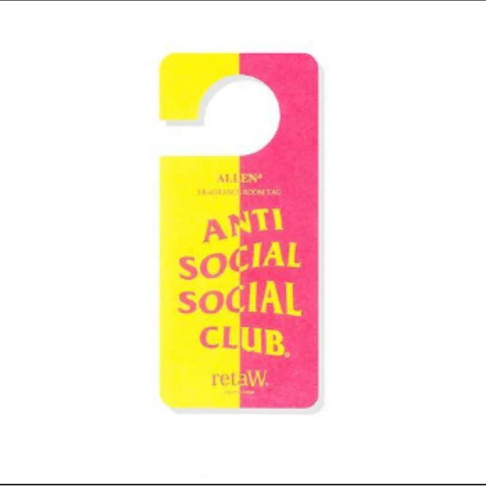 Anti Social Social Club Fragrance Room Tag